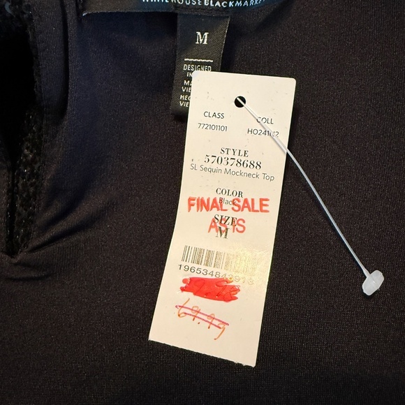 WHBM Velvet Sequin Tank Top NWT - Picture 8 of 10